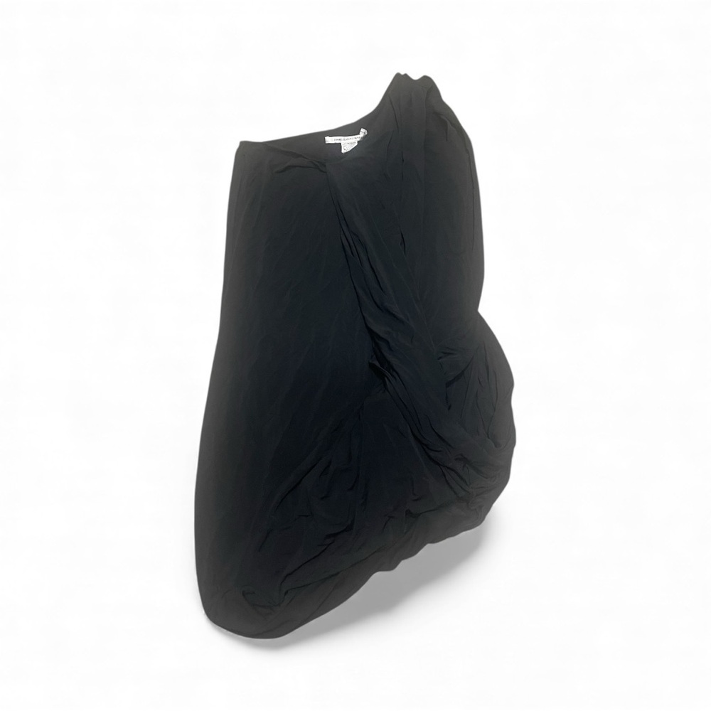 Diane Von Furstenberg Black Draped Dress